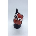 Anello  corallo rosso