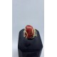 Anello  corallo rosso