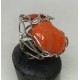 Anello  corallo rosso