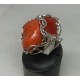 Anello  corallo rosso